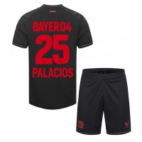 Dres Bayer Leverkusen Exequiel Palacios #25 Domaci za djecu 2023-24 Kratak Rukav (+ kratke hlače)